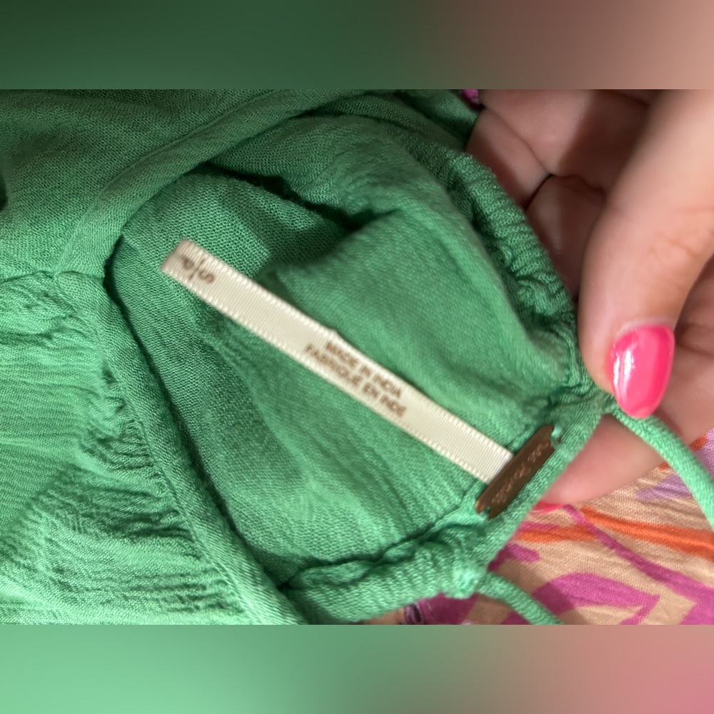 Free People boho tank/dress 💚✨ - Picture 4 of 5
